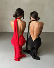 Garze Backless Maxi Dress
