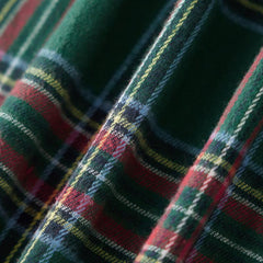 Christmas Plaid Ruffle Party Dress