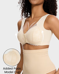 Front Closure '5D' Shaping Wireless Bra