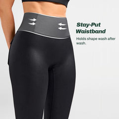 Women’s Faux Leather Cargo Leggings