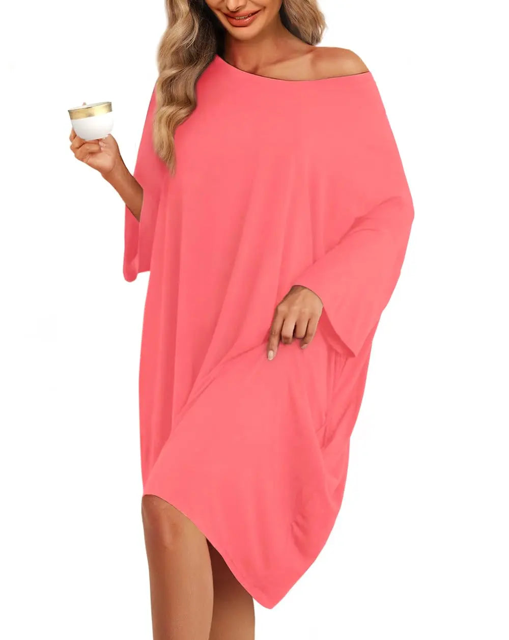 Women's Plus Size Bamboo Viscose Nightgown