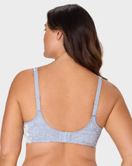 Full-Coverage Breathable Underwire Minimizer Bra