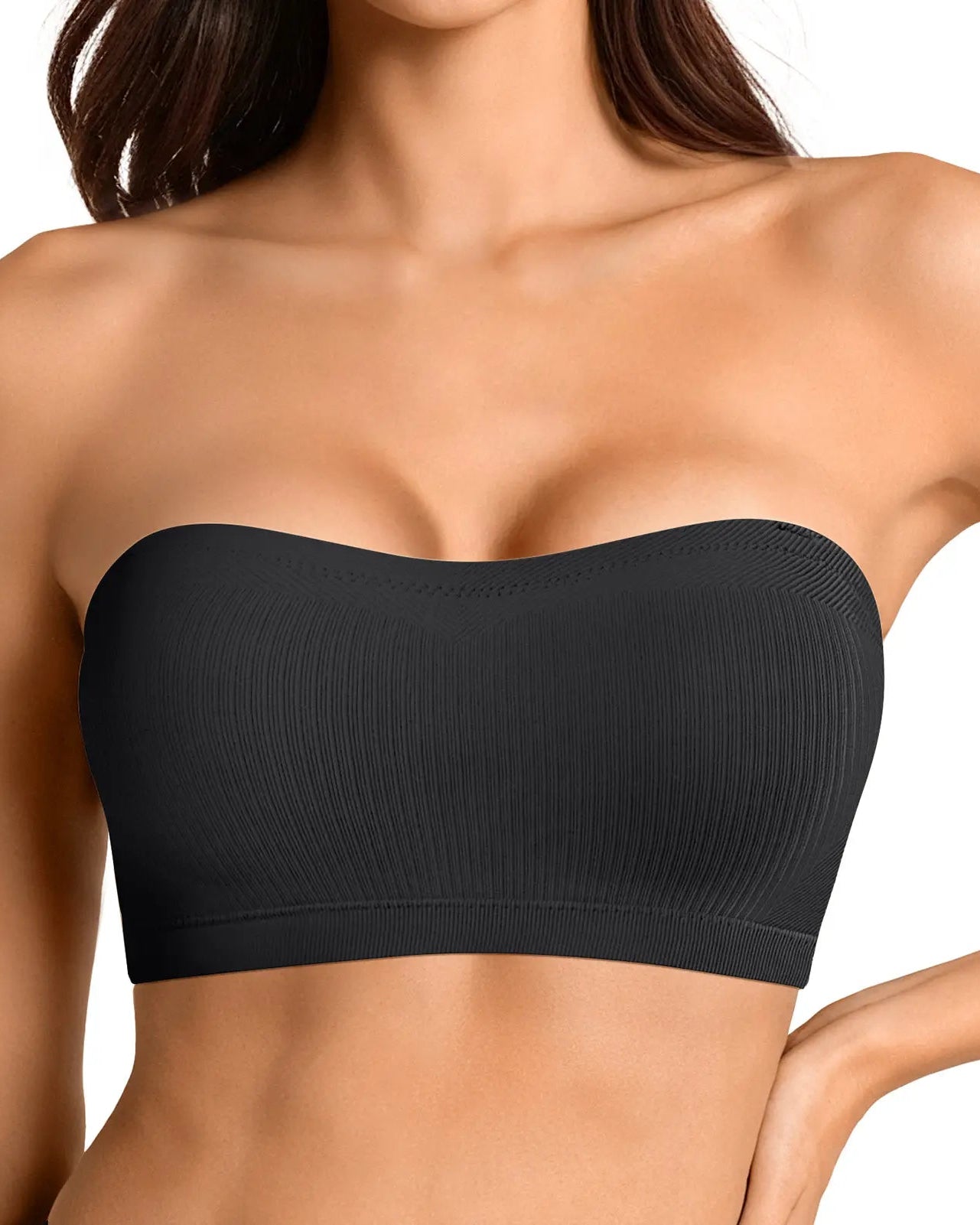Multiway Wireless Bandeau Bra – Stay Put Comfort Plus Size