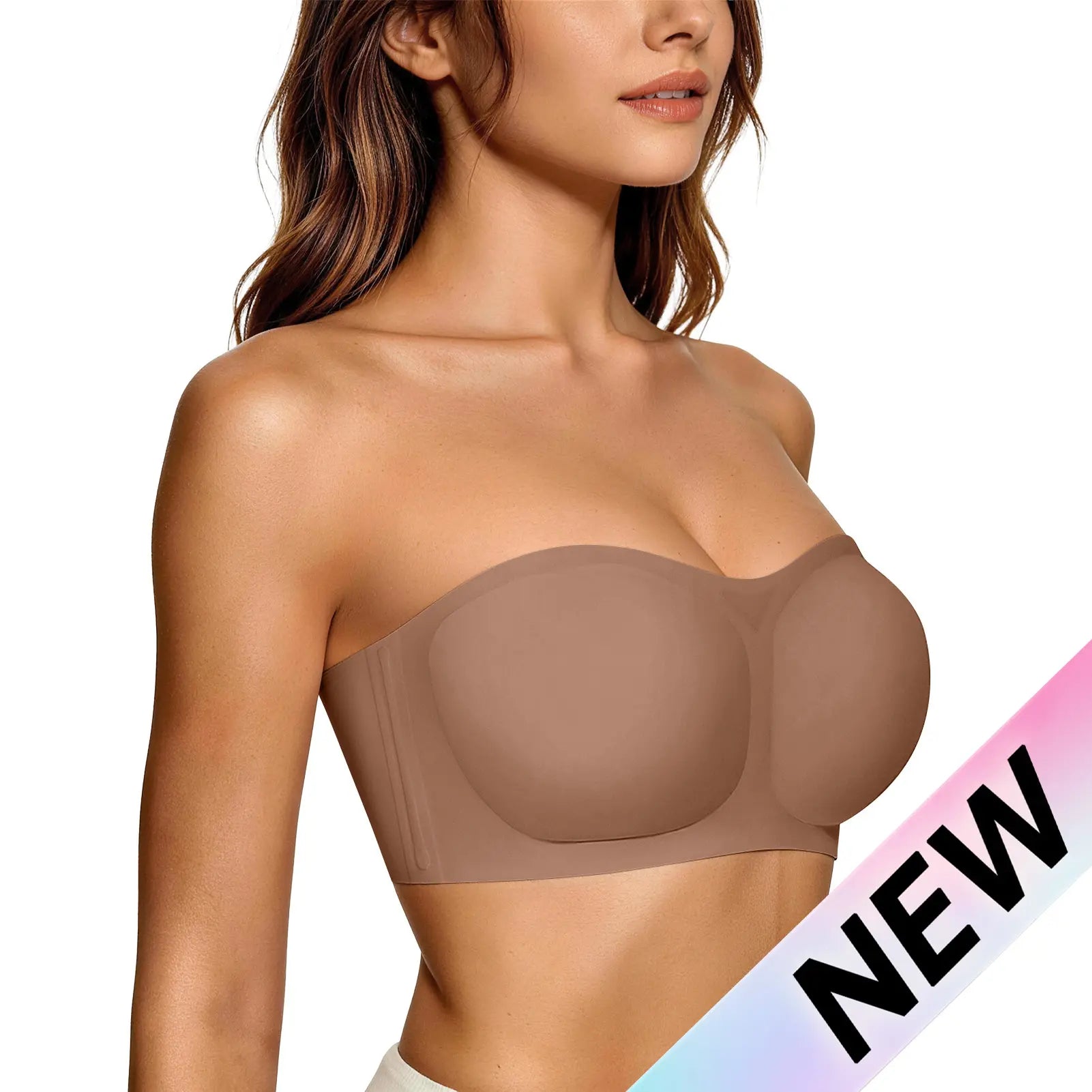 Strapless Wireless Padded Bandeau Bra