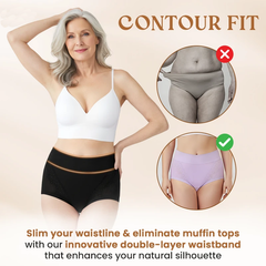 Comfortable High-Waist Leakproof Panties for Plus Size Women