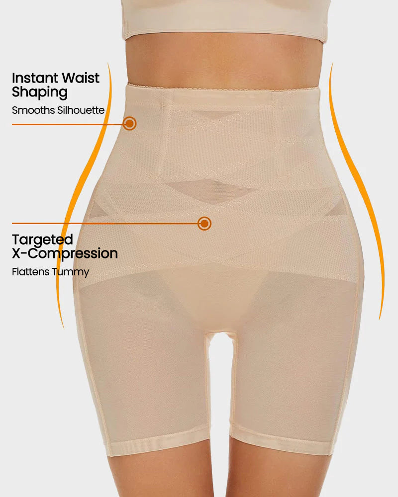 Comfort High Waisted Body Shaper Shorts Seamless no Rolling Thigh Slimmer