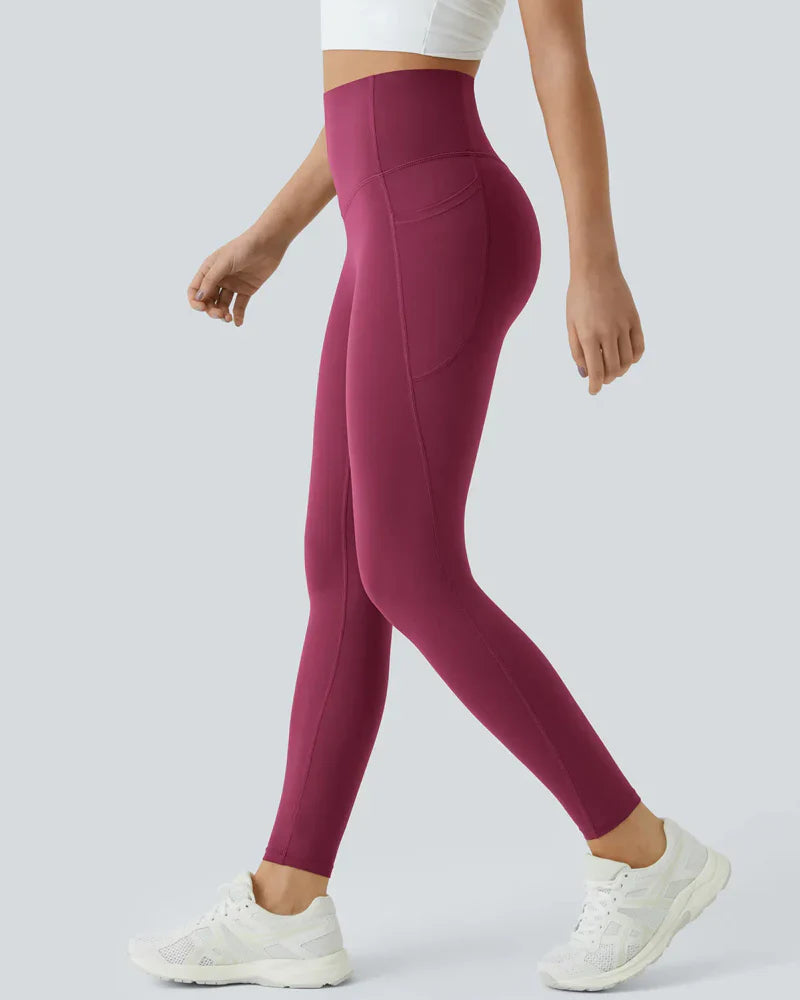 🔥Flash Sale🔥 High Waisted Butt Lifting Tummy Control Side Pocket Shaping Training Leggings