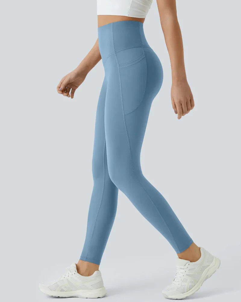 🔥Flash Sale🔥 High Waisted Butt Lifting Tummy Control Side Pocket Shaping Training Leggings