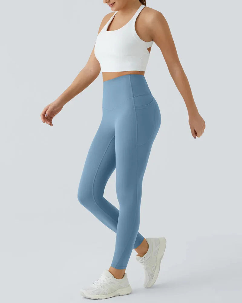 🔥Flash Sale🔥 High Waisted Butt Lifting Tummy Control Side Pocket Shaping Training Leggings