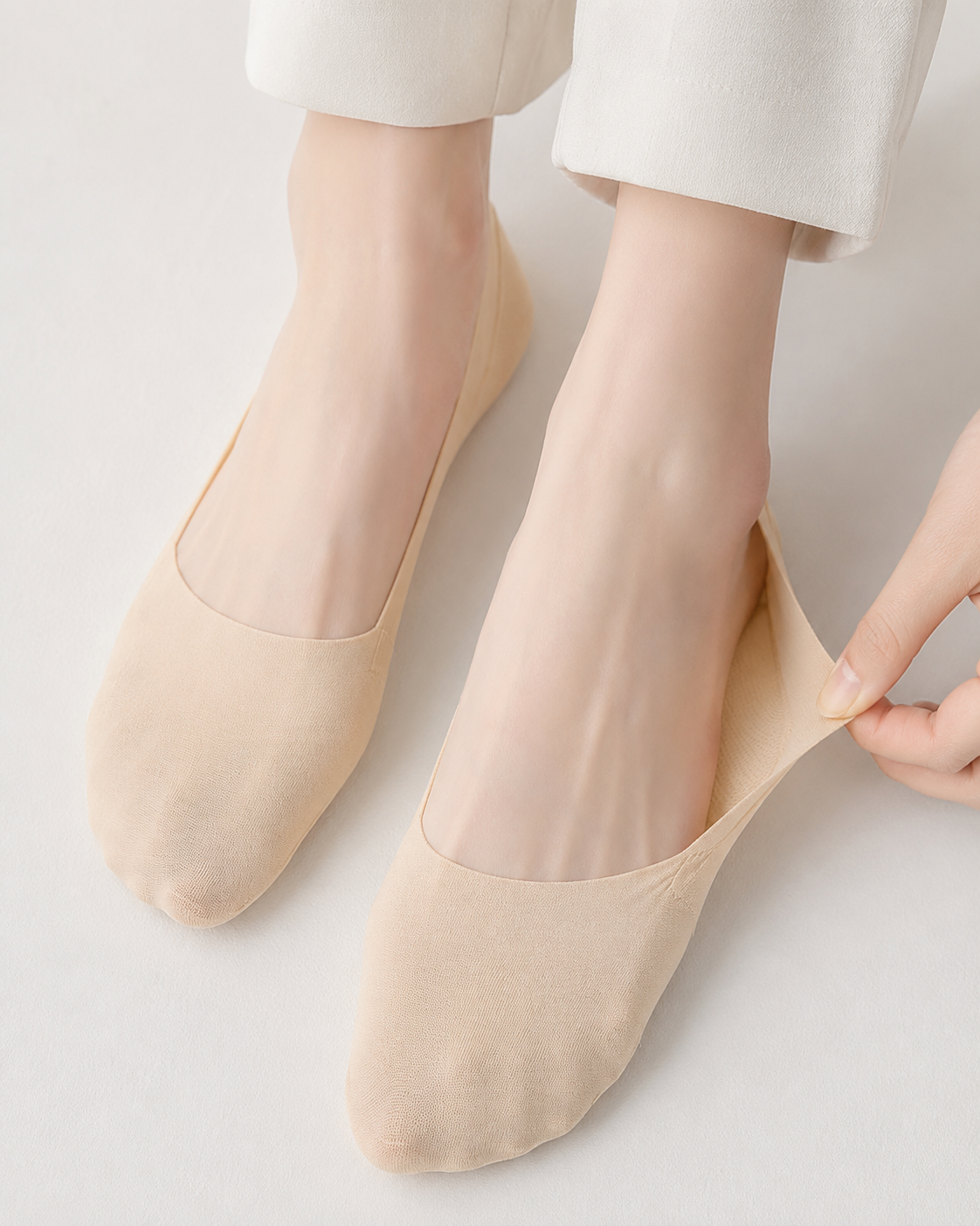 Women’s No Show Socks for Flats and Sneakers (10 Pack)