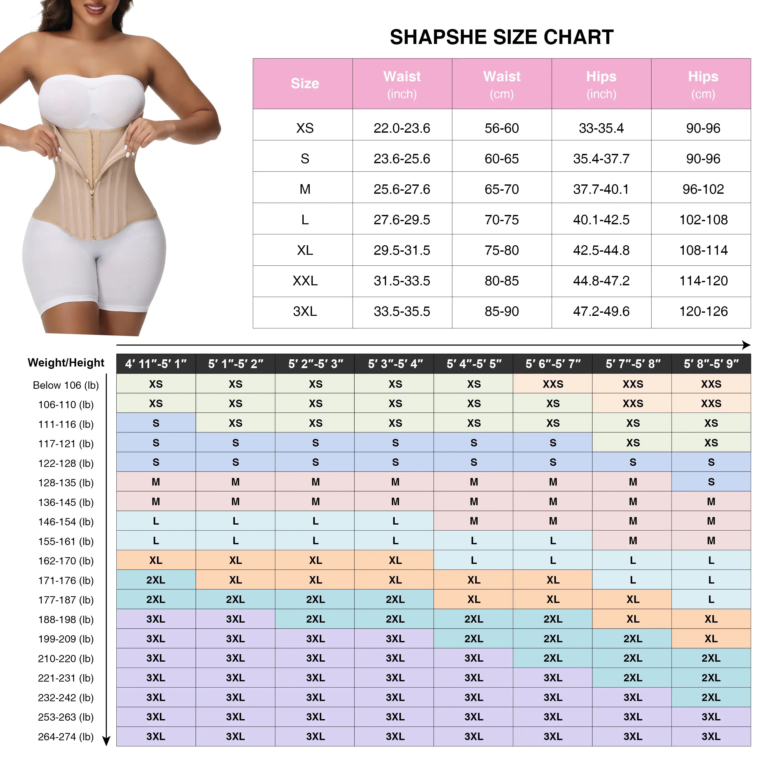 Women’s Waist Trainer Corset for Tummy Control & Workout Support