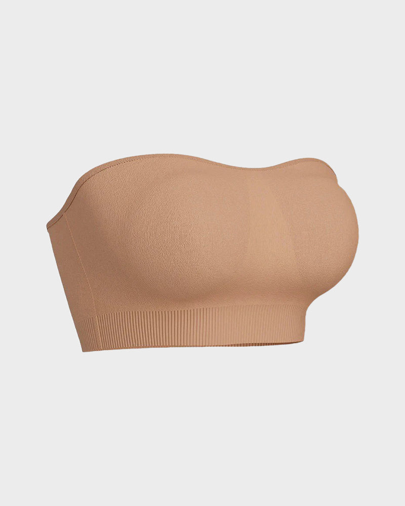 Seamless Non-Slip Strapless Wireless Bandeau Bra