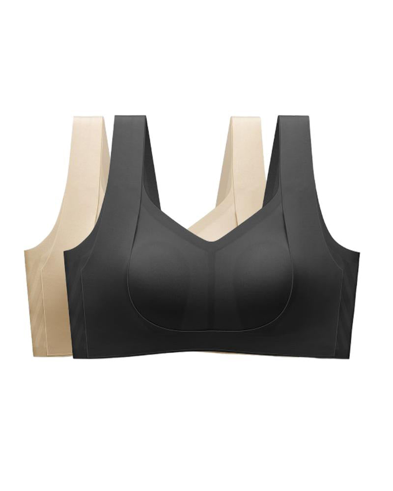 Full Support Wireless Push-Up Minimizer Bra