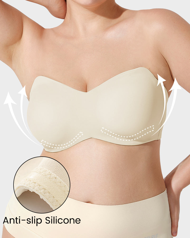 Full Support Convertible No-Slip Headband Bra