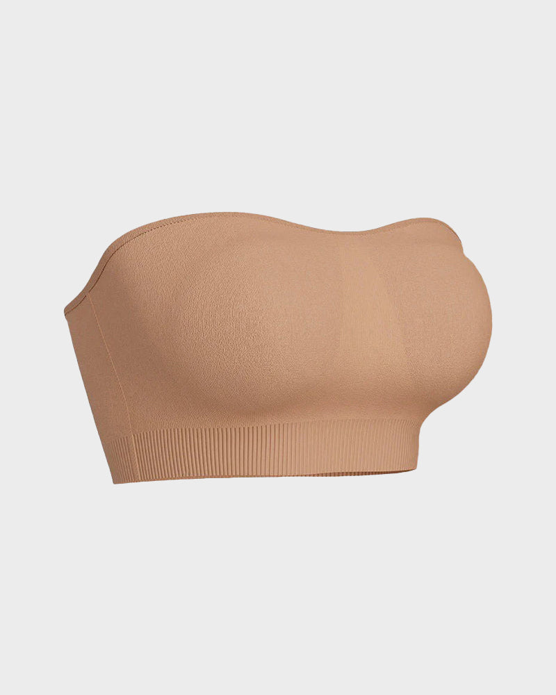 Seamless Non-Slip Strapless Wireless Bandeau Bra