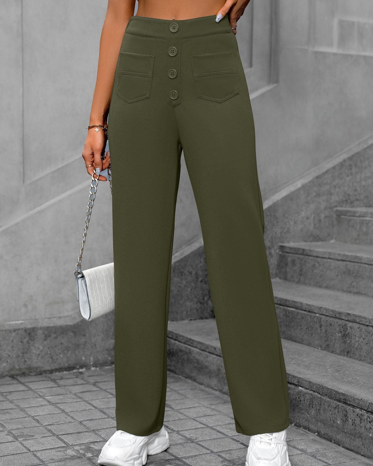 💖LAST DAY SALE 50% OFF💷Women's Casual High Waist Stretch Pants