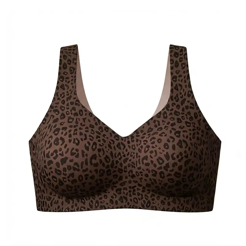 Seamless Wireless V-Neck Jelly Bra