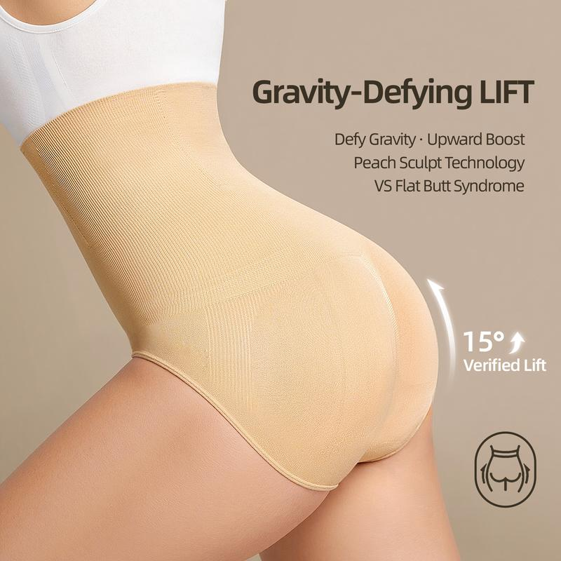 【Gravity-Defying】Women's Tummy Control Shapewear Panties Hi-Waist Body Shaper Comfy Tummy Control Cotton Underwear Slimming Briefs Compression Minimalist sexy