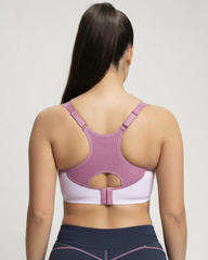 Soft Non-padded Unlined Full Coverage Wide Strap Sports Bra