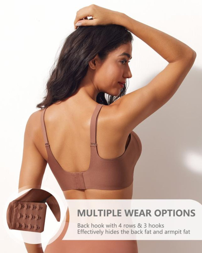 Jelly Wireless Women Comfortable Push Up Bra