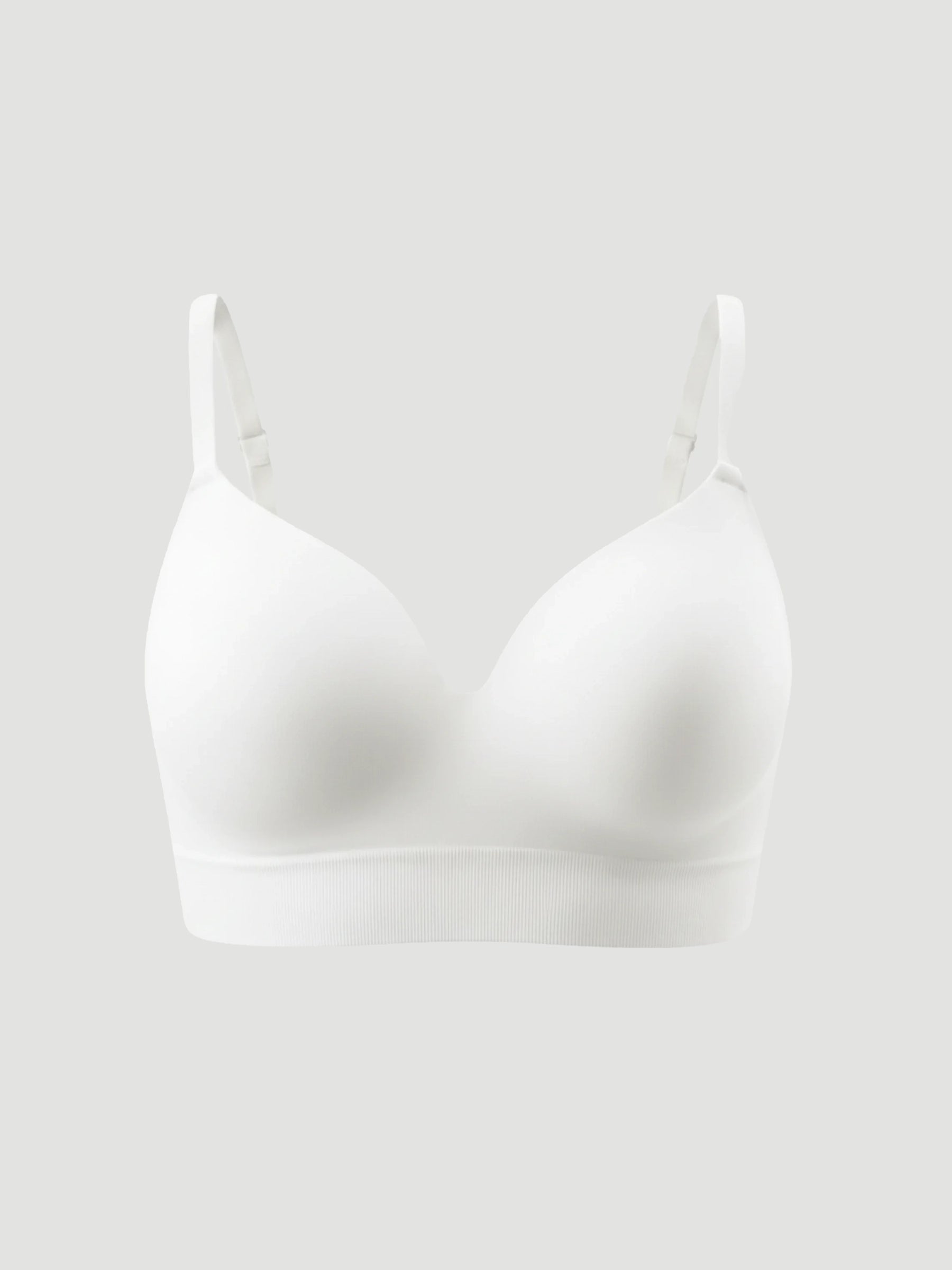 Wireless Seamless Push-Up V-Neck Bra