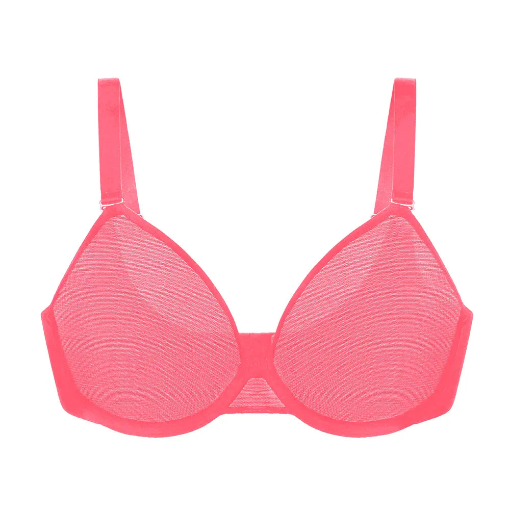 🎉 2nd 50% OFF 🎉Plus Size Air Light Sheer Mesh Minimizer Bra