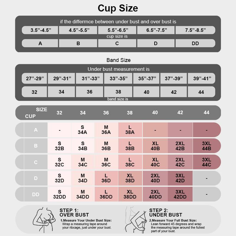bombonds bra size chart