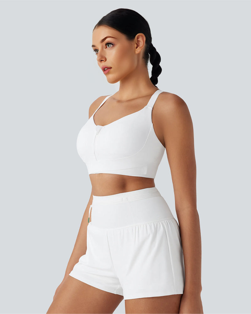 Push-Up Crisscross Back Sports Bra