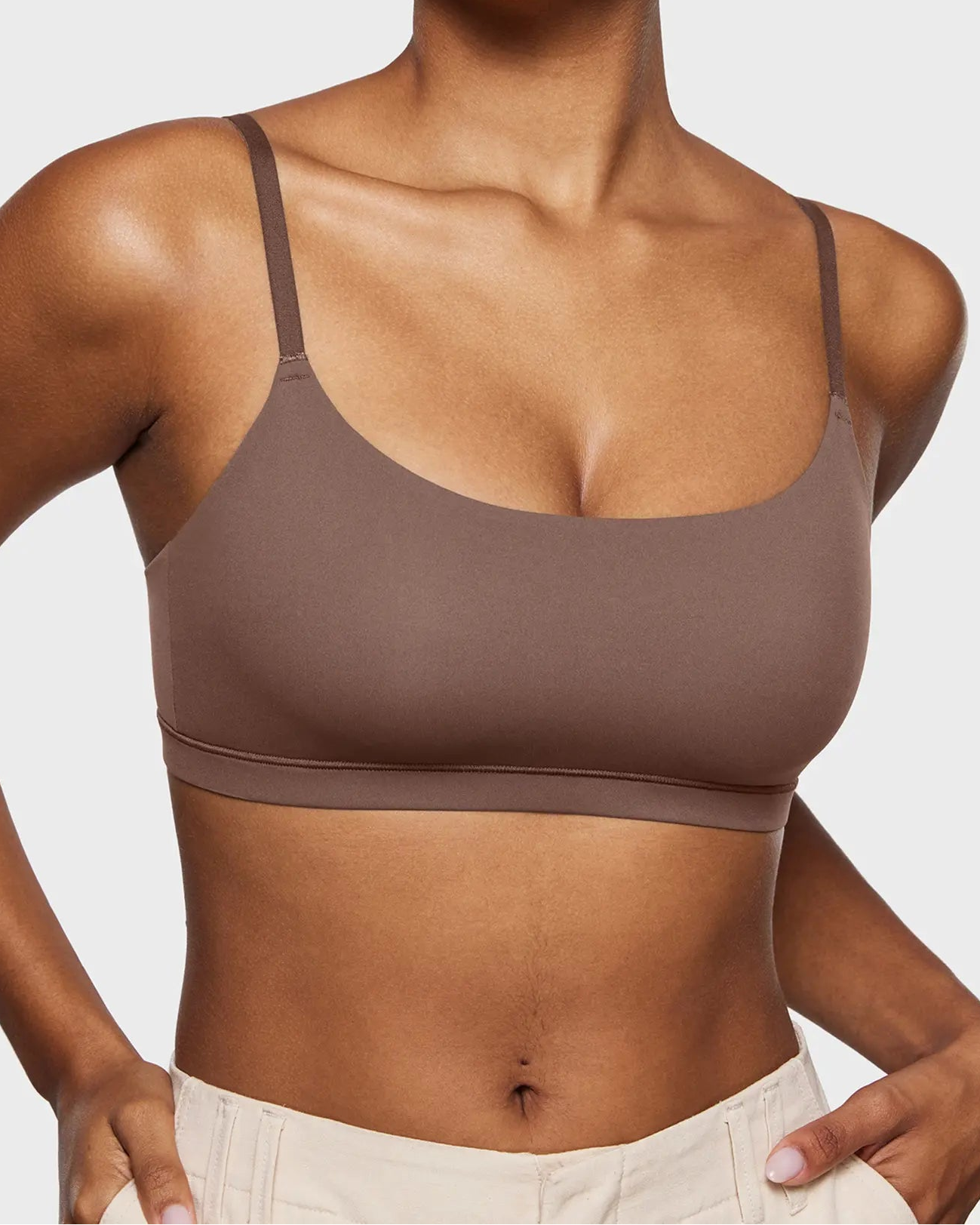 Soft Seamless Everyday Bra – Wireless Bralette with Light Support and Adjustable Fit