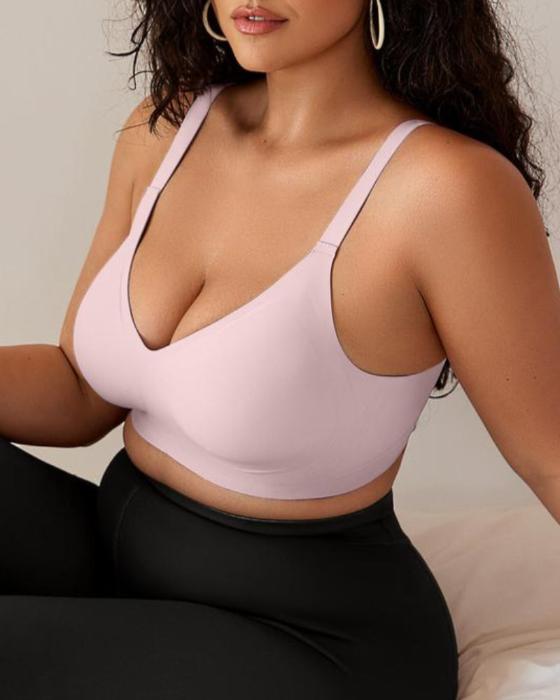 Women Comfortable Push Up Bras Wireless Seamless Full Coverage Bra