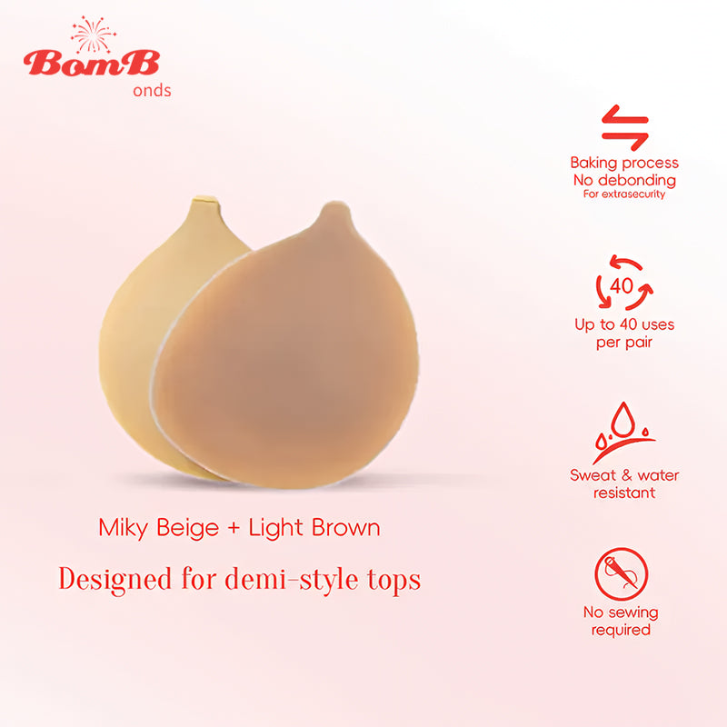 Push Up Sticky Bra Waterproof Reusable Travel Friendly