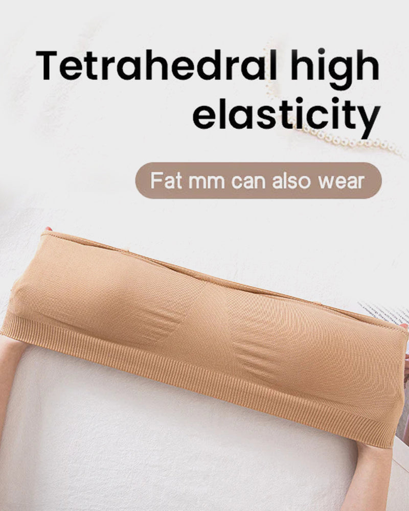 Seamless Non-Slip Strapless Wireless Bandeau Bra