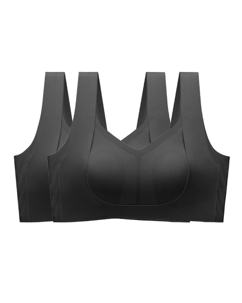 Full Support Wireless Push-Up Minimizer Bra