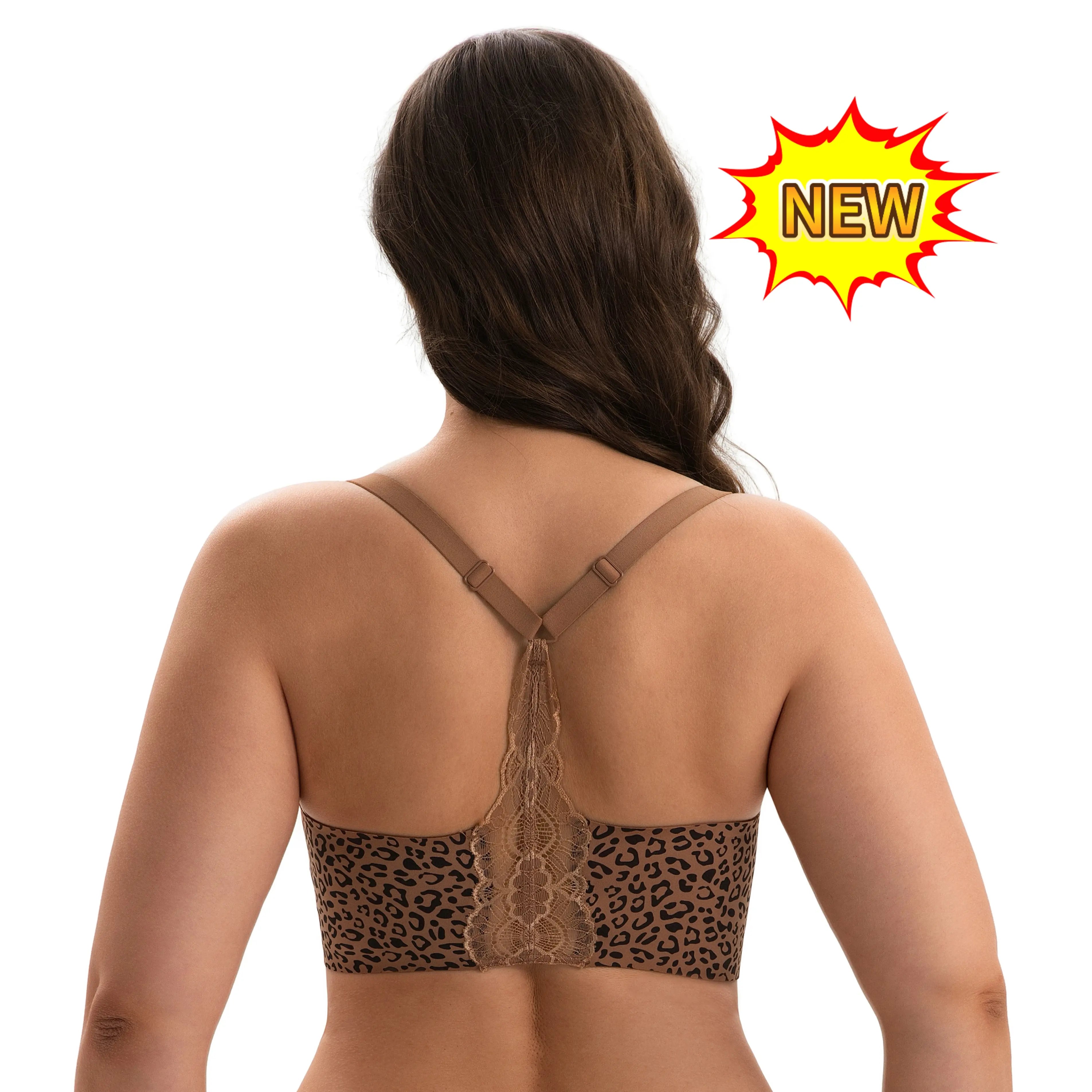 Women’s Lace Jelly Bralette – Wireless, Seamless & Padded