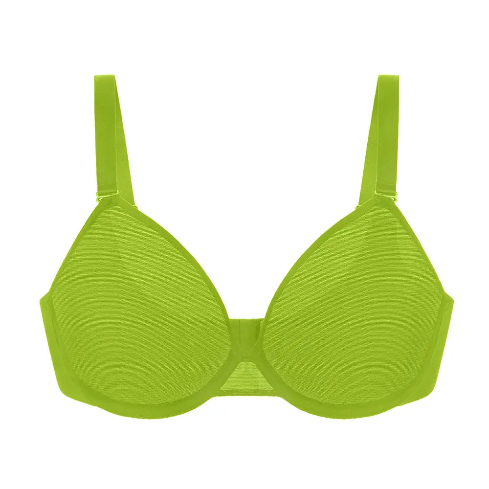 🎉 2nd 50% OFF 🎉Plus Size Air Light Sheer Mesh Minimizer Bra