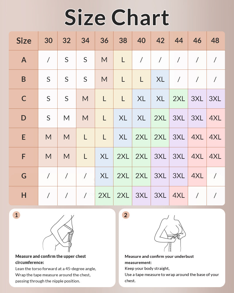 bombonds bra size chart