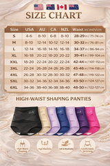 High-Waist Tummy Control Seamless Shaping Panties (4/8 Pack)