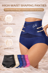 High-Waist Tummy Control Seamless Shaping Panties (4/8 Pack)