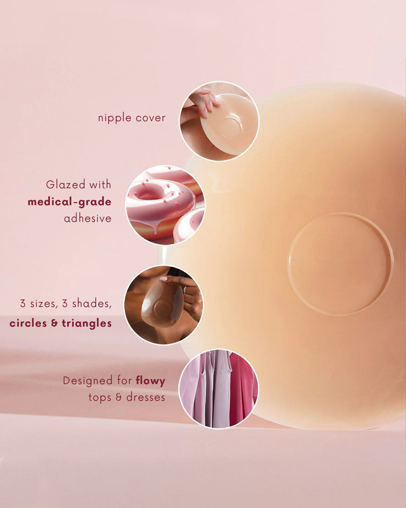 🔥FLASH SALE🔥Bombonds Invisible Lift Inserts | Double-Sided Adhesive Bra Lifter for Instant Boost