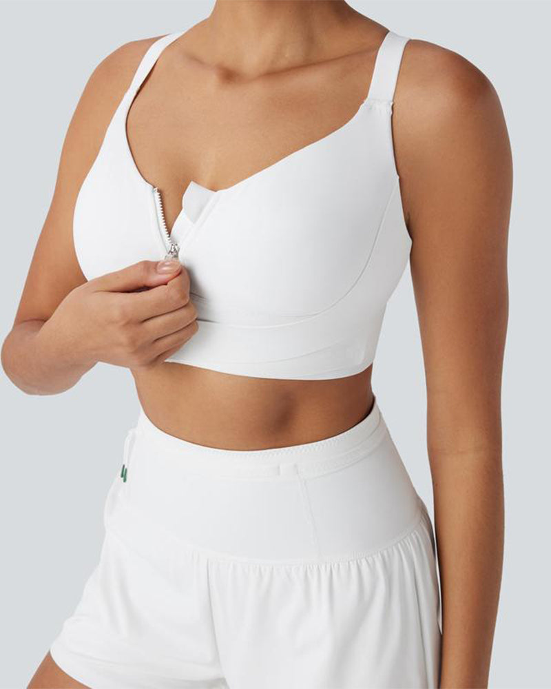 Push-Up Crisscross Back Sports Bra