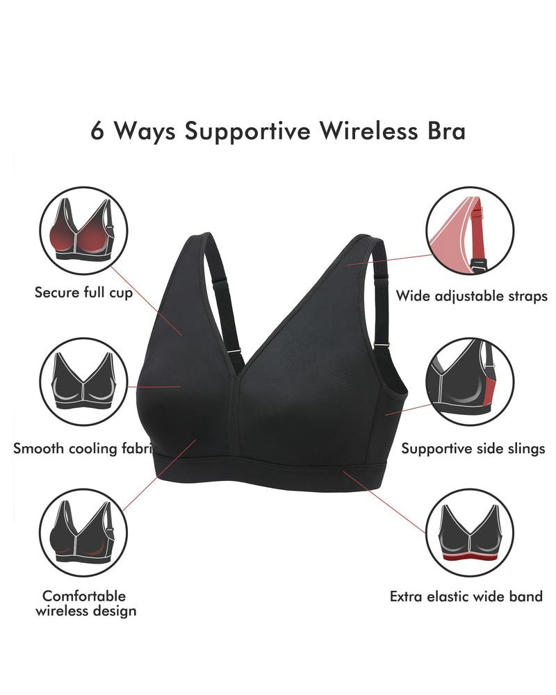 Nina Wireless Comfort Support Bra