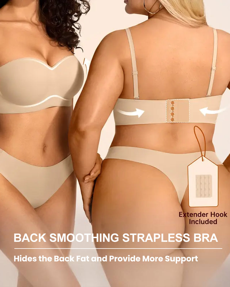 Strapless Push-Up Bralette – Wireless, Non-Slip & Seamless