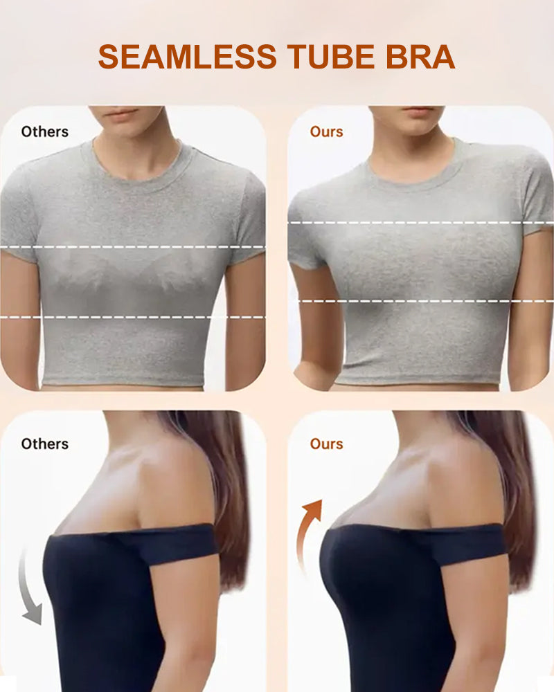 Strapless Push-Up Bralette – Wireless, Non-Slip & Seamless