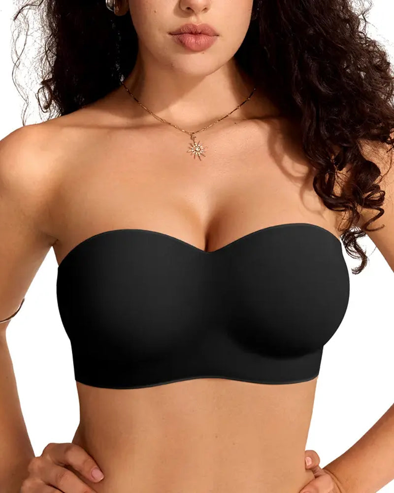 Strapless Push-Up Bralette – Wireless, Non-Slip & Seamless
