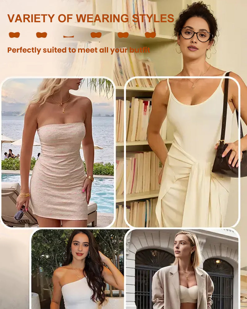 Strapless Push-Up Bralette – Wireless, Non-Slip & Seamless