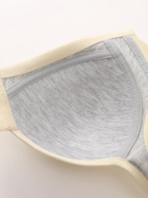 Adjustable Front-Closure Push-Up Bra - Wireless, Seamless, Side Support