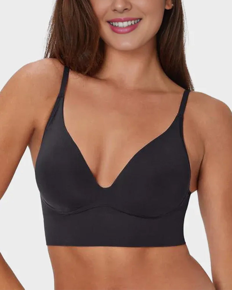 Deep V Wireless Lift Bralette