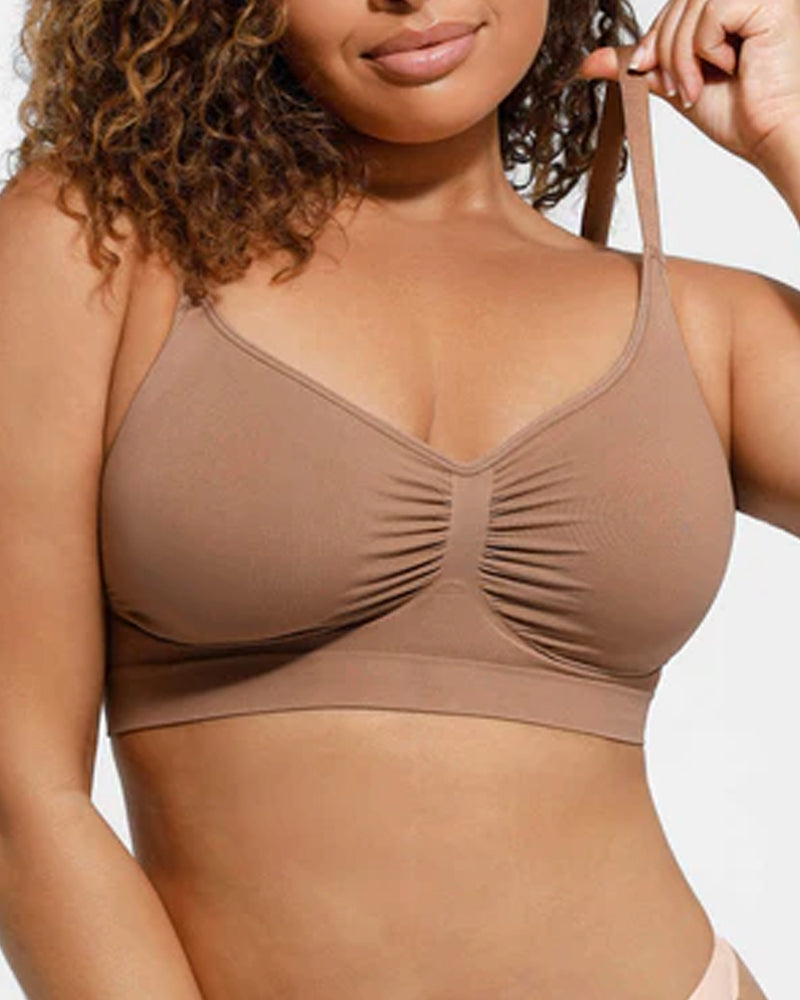 Women's Full Coverage Non-Padded Wireless Sculpt Bra