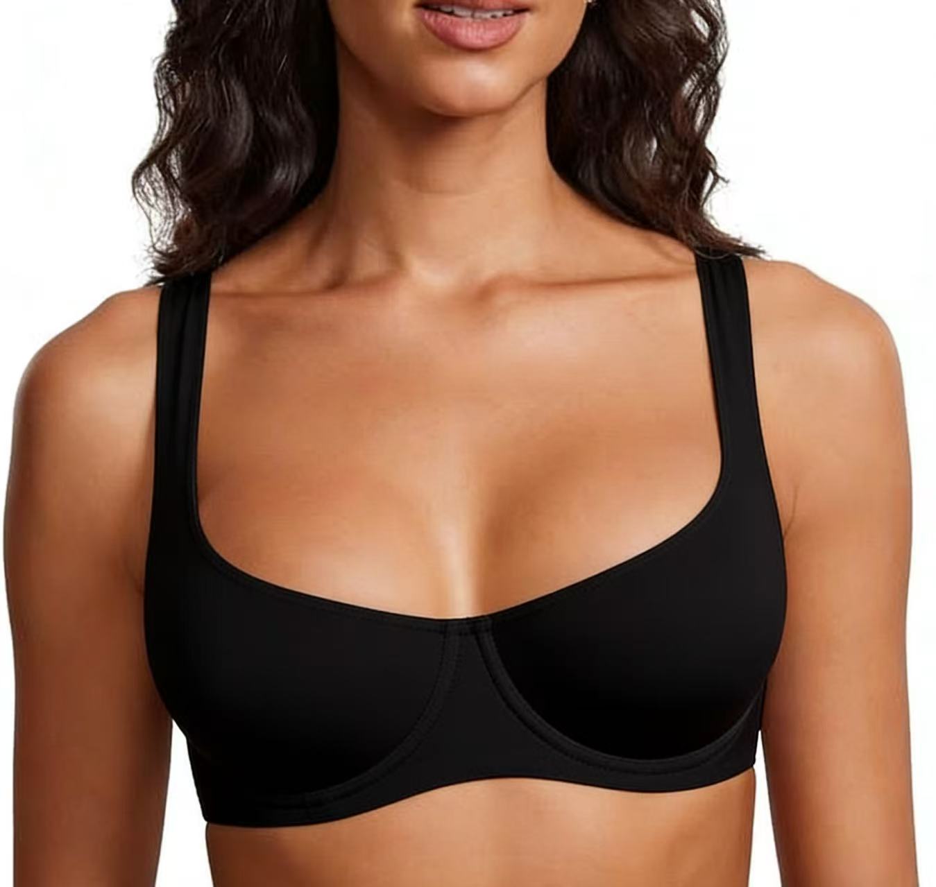Seamless Unlined Balconette Bra for Women