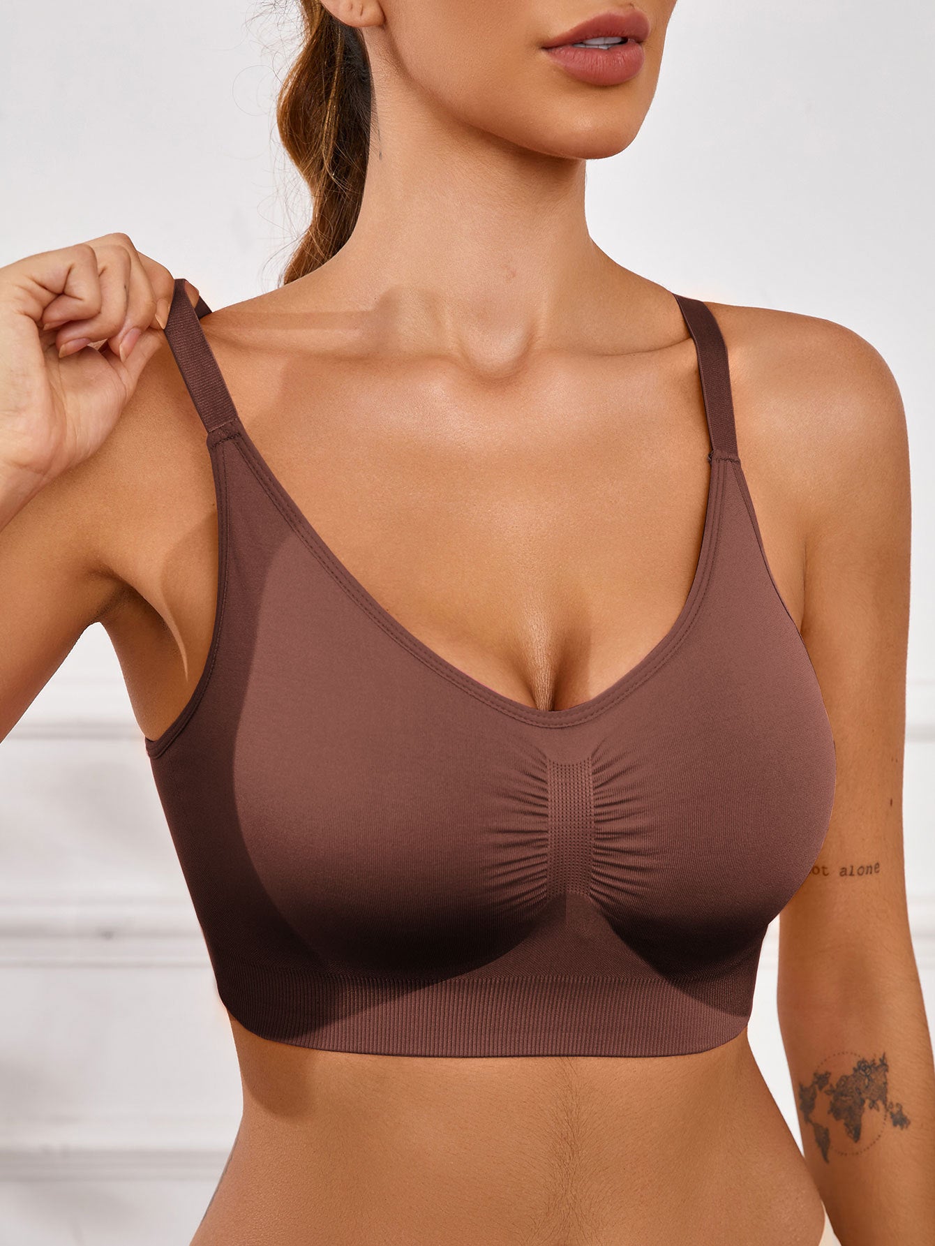 Women's Full Coverage Non-Padded Wireless Sculpt Bra
